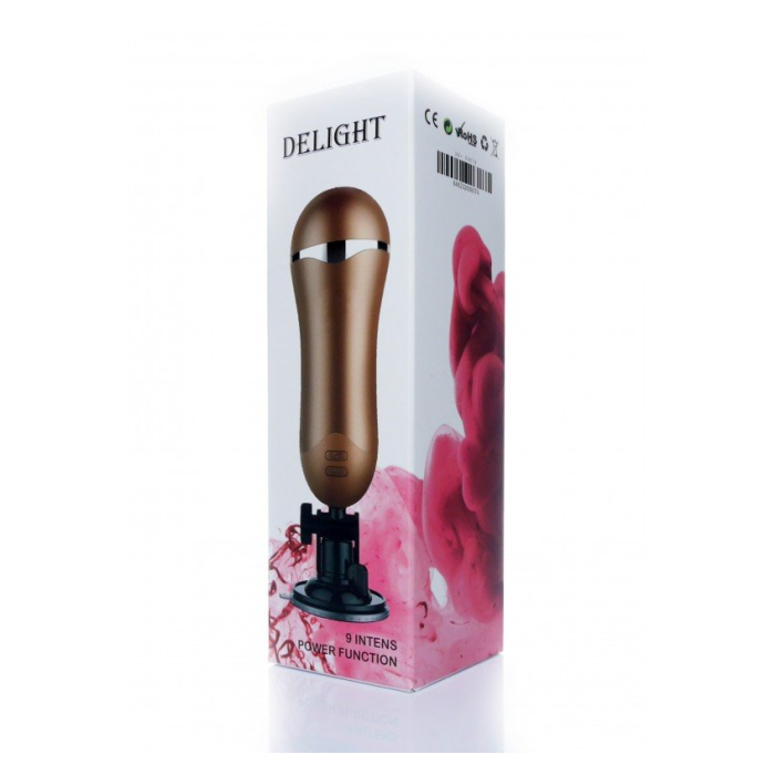 DE LIGHT VAGINA-MASTURBADOR CON VENTOSA Y VIBRACION